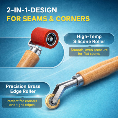 Dual-End Seam Roller